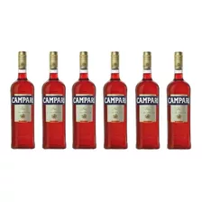 Caja X 6 Campari Bitter 750cc - Caballito / Primera Junta