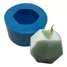 Forma Molde Silicone Vela Sabonete Resina Geométrico