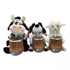 Peluche Con Mate Animales Recuerdo Uruguay Excelente Calidad