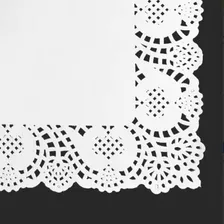 Toalha Rendada Retangular 25x35 (doilies) - 50 Unidades