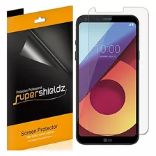 6pack Supershieldz Para LG Q6 Protector De Pantalla Antibubb