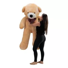 Urso De Pelúcia Gigante Teddy 1,70m Com Laço Personalizado