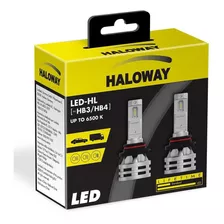 Lâmpada Led Hb3 Hb4 Haloway 12v 24w 6500k