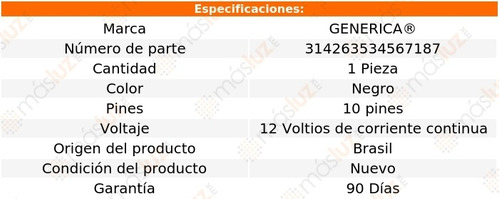 (1) Interruptor Maestro Control Espejo Passat 99/05 Foto 4