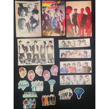 Paquete Kpop Shenee 21pz Poster Separadores Stickers Bts