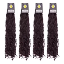 Kit 3 Cabelos Miojinho Canecalon Crochet Braids Dread Monica