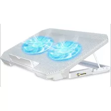 Cooler Nuoxi S200 Gaming 2400 Rpm 2ventiladores Luz Led Azul