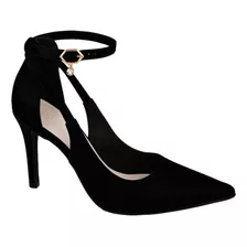 Scarpin Feminino Bebecê Salto Alto Tira Tornozelo T9430203