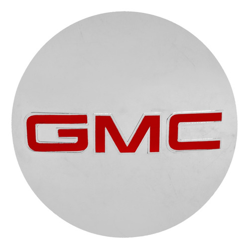 4 Tapones Centro Rin Gmc Yukon Denali 83mm Cromo Logo Rojo Foto 5