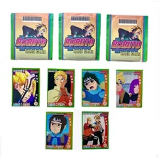 200 Figurinha Bater Bafo Colecionar Boruto - 50 Pacotes