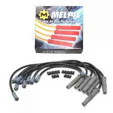 Jogo Cabo Velas 10mm Dodge V8 318 Dart Charger Magnum Preto