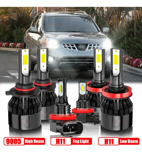 9005 H11 14000lm 120w Kit Led De Haz Alto/bajo Para Nissan Foto 2