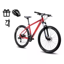 Bicicleta Alubike Sierra R27.5 Roja Aluminio 24v Mediana