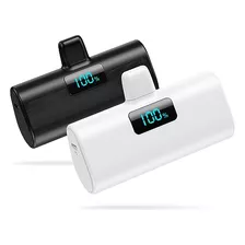 [2 Pack] Mini Portable Charger For iPhone,5200mah 20w Pd Fas