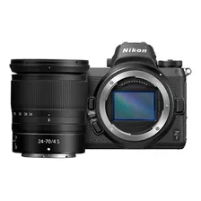  Nikon Kit Z7 + Lente 24-70mm Mirrorless Cor Preto