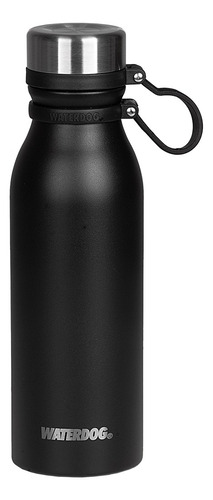 Botella Térmica Deportiva Acero Inoxidable 450ml Frio Calor Color Negro