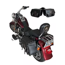 Alforge Lateral Viagem Harley Davidson Softail 50 Litros Par