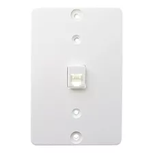 Leviton 40257w Telefono Telefono De Pared Jack 6p4 C Termi