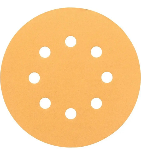 Lija Orbital Velcro Bosch 125 Mm No Past Madera Pintura X 5u