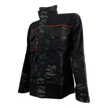 Campera Militar Camuflada Manga Larga Ripstop