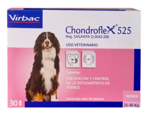 Chondroflex 525 30 Tab Virbac Perro 25-50 Kg