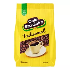 Café Torrado E Moído Tradicional Café Brasileiro Pacote 500g