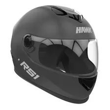 Casco Hawk Rs1 Negro Mate Talle L 60 Cm 2022