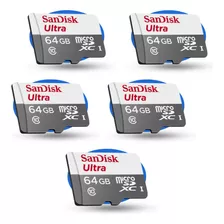 Cartão Memória 64gb Micro Sd Sandisk Classe 10 Ultra