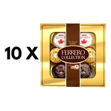 Kit Caixa De Chocolate Ferrero Collection 10cx C/ 7un Cada