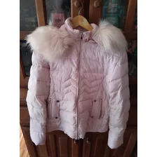 Campera Tabatha Rosa Bebe En Talle L Super Abrigada