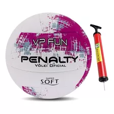 Bola Penalty Vôlei Oficial Vp Fun Super Soft + Bomba Origina