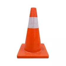 Cono Vial De 45 Cms Base Pvc Naranja 