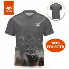 Camiseta Infantil Menino Estampa Carro Utv 100% Poliéster Nf