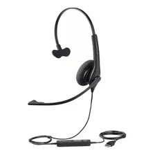 Auriculares Jabra Biz 1100 Mono Microfono 1.9 Mts Telemarket Color Negro