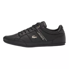 Tenis Lacoste Original Chaymon Hombre Casual Negro Piel