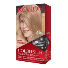 Kit Tinta Revlon Colorsilk Beautiful Color Tono 070 Rubio Medio Cenizo