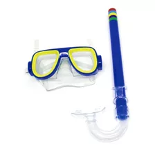 Acessório Para Piscina Kit Mergulho Máscara+snorkel