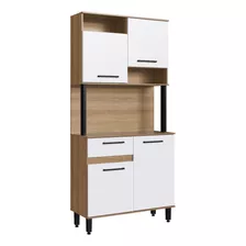 Mueble Cocina Multiuso Alacena 4 Puertas 1 Cajón Milenio