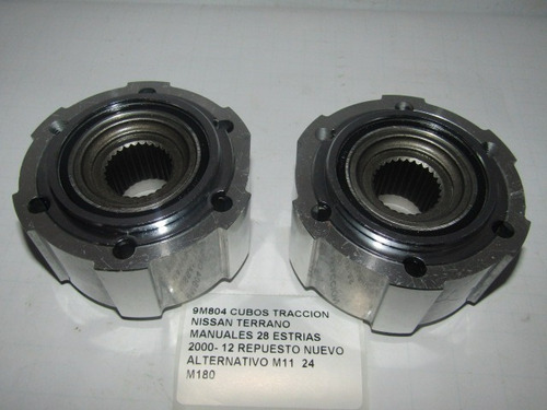 Cubos De Traccion Nissan Terrano Manuales 28 Estrias 2000-12 Foto 5