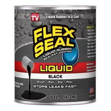 Flexliquid Negro Pintura Sellador Impermeable Resistente