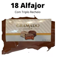 Alfajor Gramado Recheio Triplo 18 Un - 990g