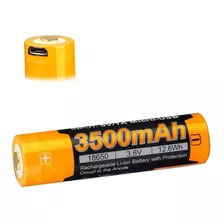Bateria Recargable Fenix 3500mah 3.6v Puerto Usb 18650