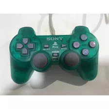 Controle Playstation 1 Verde Translúcido Original