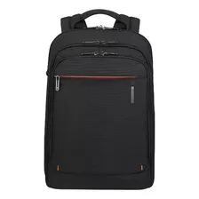 Mochila Samsonite Network 4 15.6 Charcoal Black Grande Color Negro