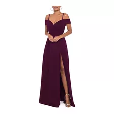 Vestido Feminino Longo Para Madrinha De Casamento Com Fenda