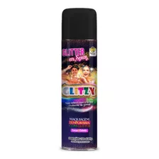 Kit C/12 Spray Glitter P/ Roupa, Corpo E Cabelo Glitzy Preto
