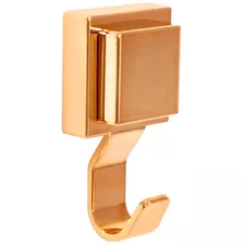 Gancho Cabide Banheiro Cobre Rosé Gold Fixação Ventosa
