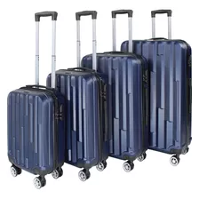 Set 4 Maletas Equipaje Viaje Ultra Resistente 4 Ruedas 360 