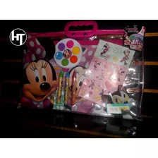 Disney, Mickey Mouse, Minnie Mouse, Set Artistico, 12 Piezas