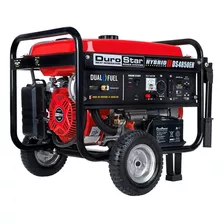 Generador Portátil De Doble Combustible De 4850 W Rojo/negro